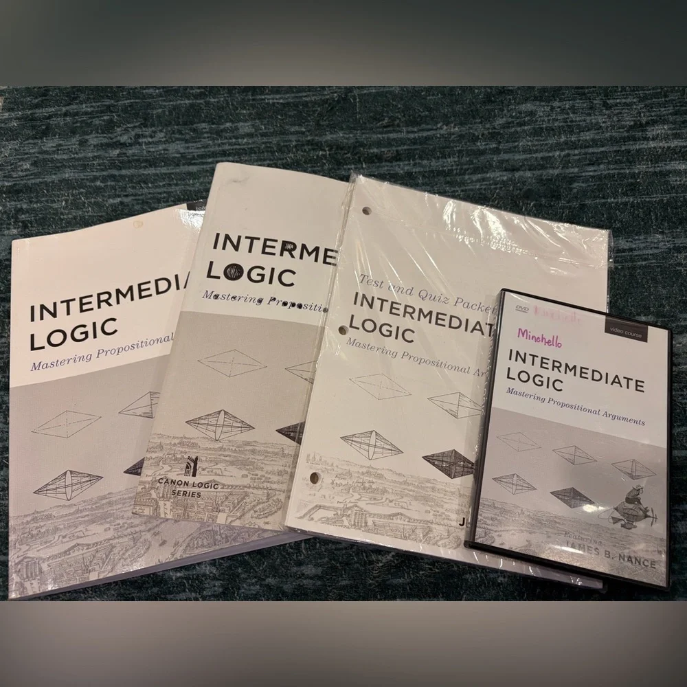 Intermediate Logic Textbooks and Test Pack - White Covers - Picture 1 of 1